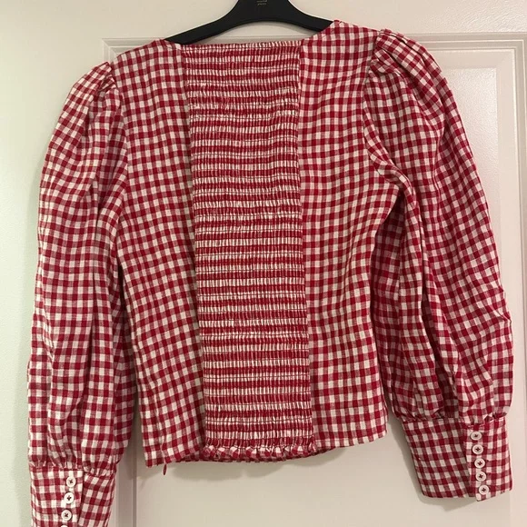 Reformation Silton Linen Top - Picture 3 of 4